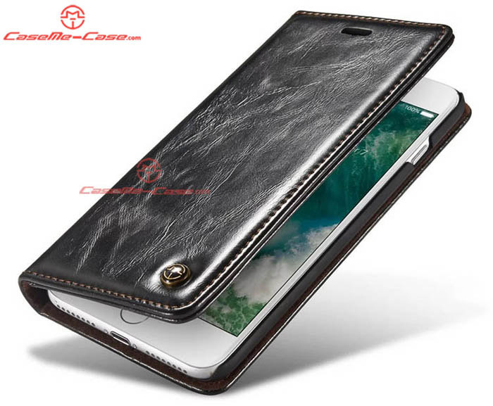 CaseMe 003 iPhone 7 Plus Magnetic Flip Leather Wallet Case