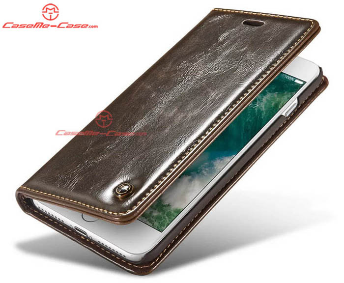 CaseMe 003 iPhone 7 Plus Magnetic Flip Leather Wallet Case