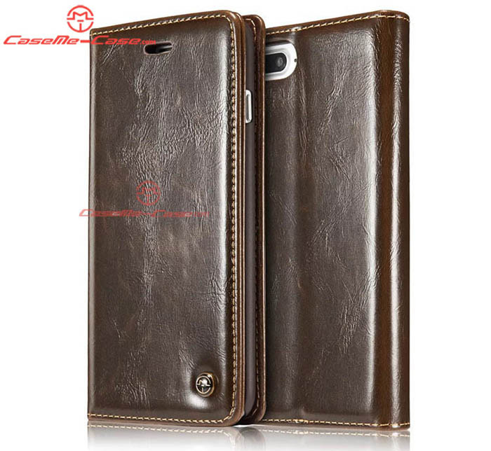 CaseMe 003 iPhone 7 Plus Magnetic Flip Leather Wallet Case