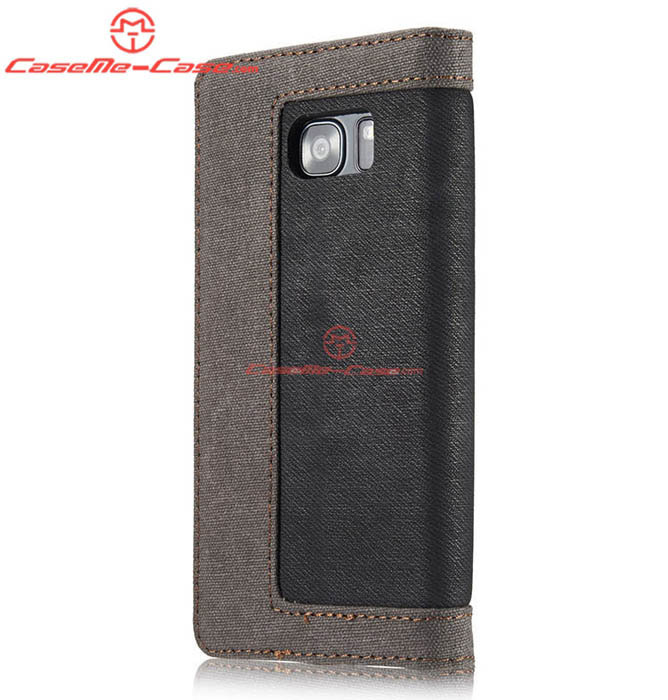 CaseMe 006 Samsung Galaxy S7 Edge Jeans Leather Stand Wallet Case