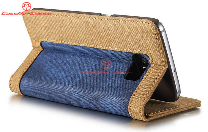 CaseMe 006 Samsung Galaxy S7 Edge Jeans Leather Stand Wallet Case