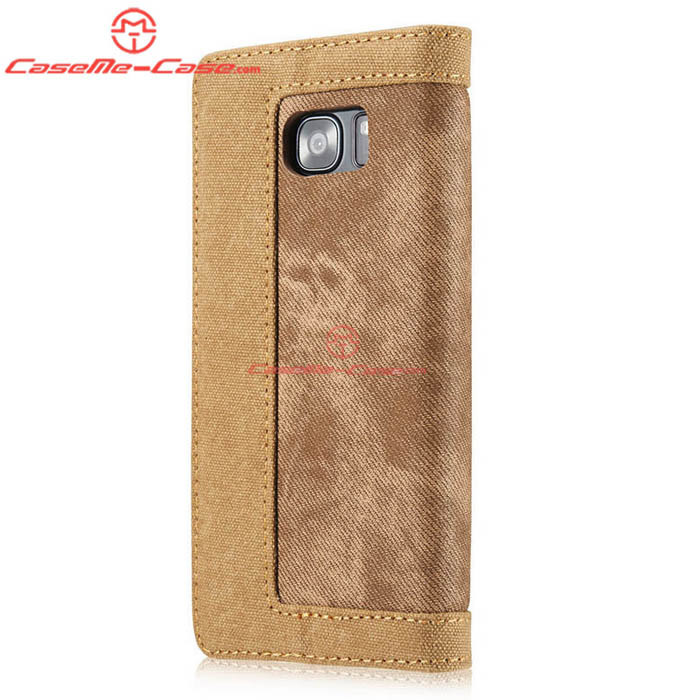 CaseMe 006 Samsung Galaxy S7 Edge Jeans Leather Stand Wallet Case