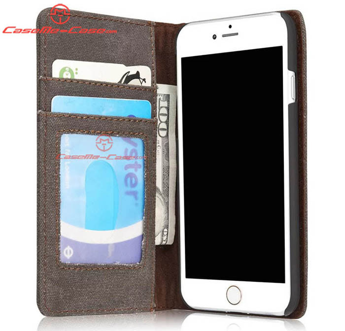 CaseMe 006 iPhone 7 Jeans Leather Stand Wallet Case