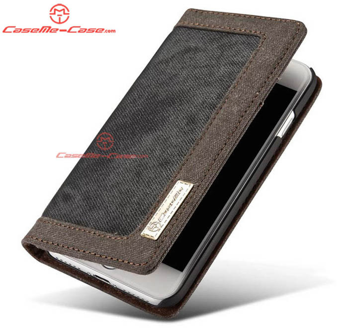 CaseMe 006 iPhone 7 Jeans Leather Stand Wallet Case