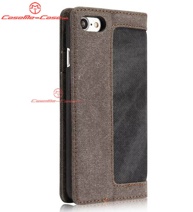 CaseMe 006 iPhone 7 Jeans Leather Stand Wallet Case