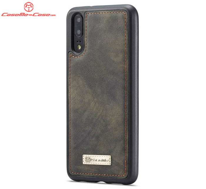 CaseMe Huawei P20 Pro Multi-functional Zipper Wallet Magnetic Detachable 2 in 1 Folio Case