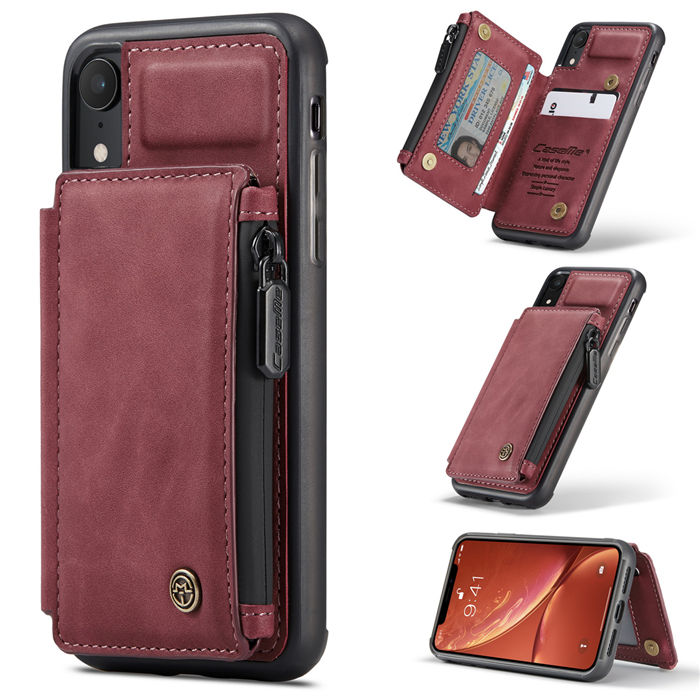 CaseMe for iPhone XR Wallet Case w/Card Holder [RFID Blocking] [3 Card ...