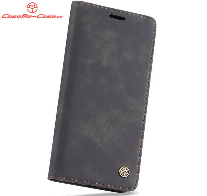 CaseMe Huawei P Smart Retro Wallet Kickstand Magnetic Flip Leather Case