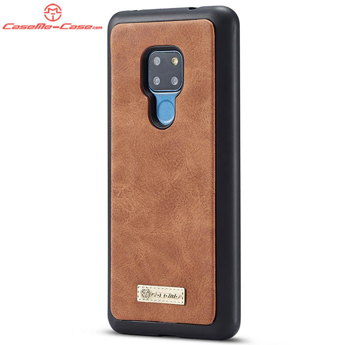 CaseMe Huawei Mate 20 Zipper Wallet Magnetic Detachable 2 in 1 Folio Flip Case