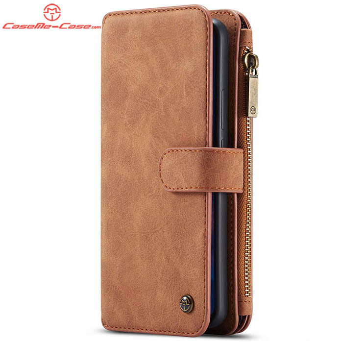 CaseMe Huawei Mate 20 Pro Zipper Wallet Magnetic Detachable 2 in 1 Folio Flip Case