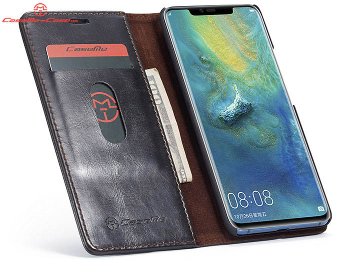 CaseMe Huawei Mate 20 Pro Magnetic Flip Wallet Stand Case