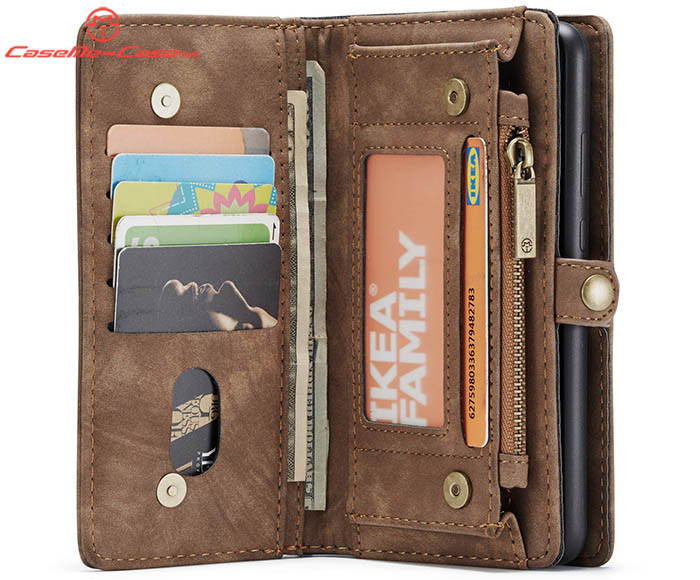 CaseMe Huawei P30 Pro Zipper Wallet Magnetic Detachable 2 in 1 Folio Case