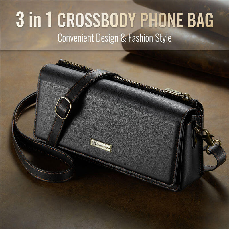 CaseMe 4.0-7.5 inch Phone Bag RFID Blocking Wallet Crossbody Bag