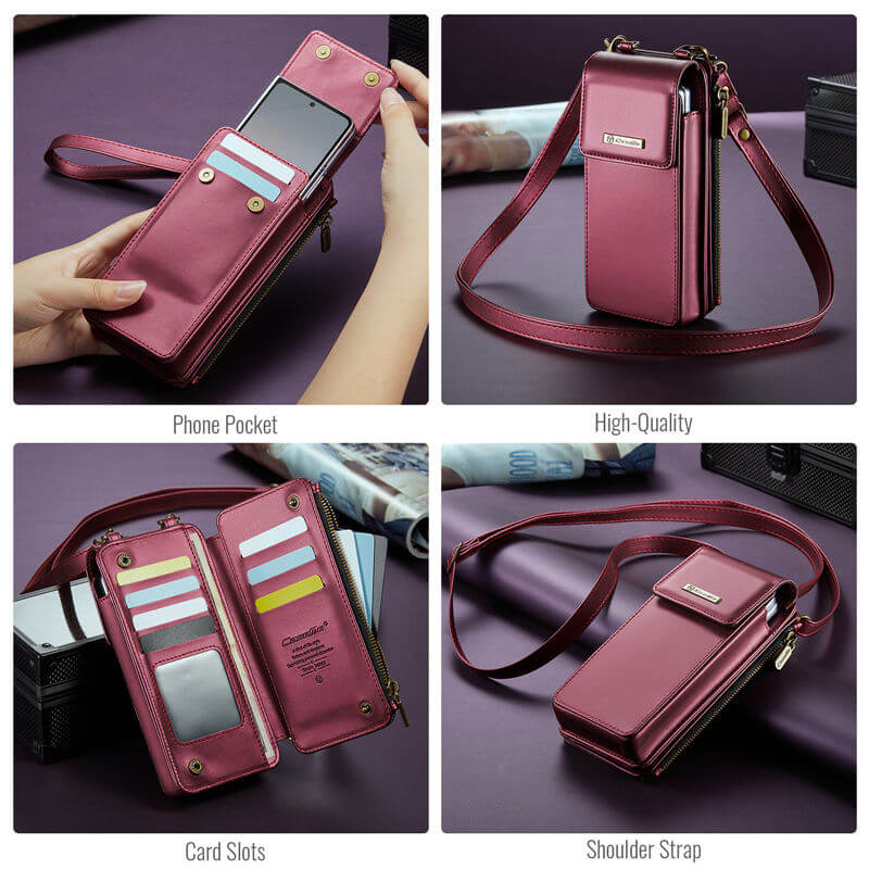 CaseMe Samsung Galaxy Z Fold6 Wallet RFID Blocking Crossbody Bag