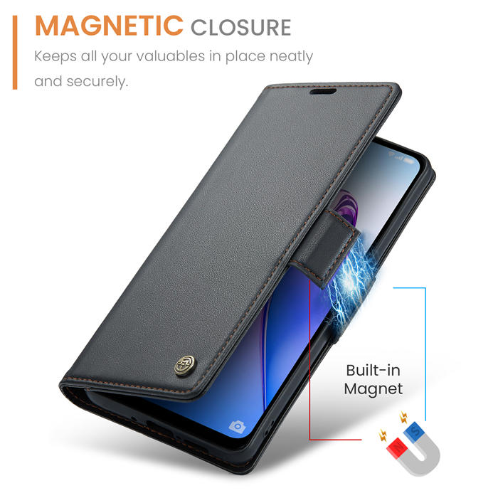 CaseMe OPPO Reno8 5G Wallet RFID Blocking Magnetic Buckle Case