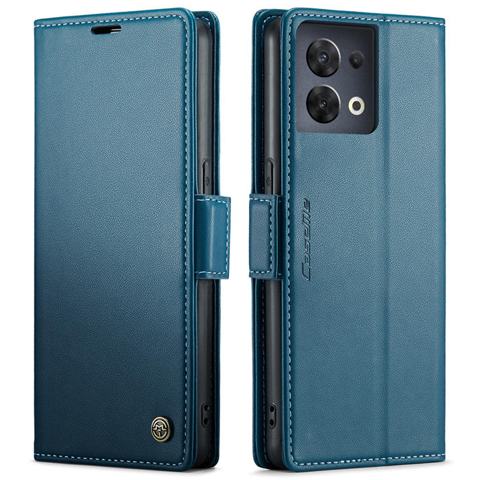 CaseMe OPPO Reno8 5G Wallet RFID Blocking Magnetic Buckle Case