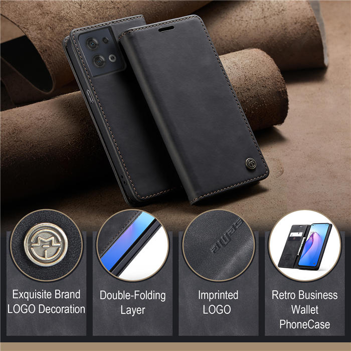 CaseMe OPPO Reno8 5G Wallet Suede Leather Case