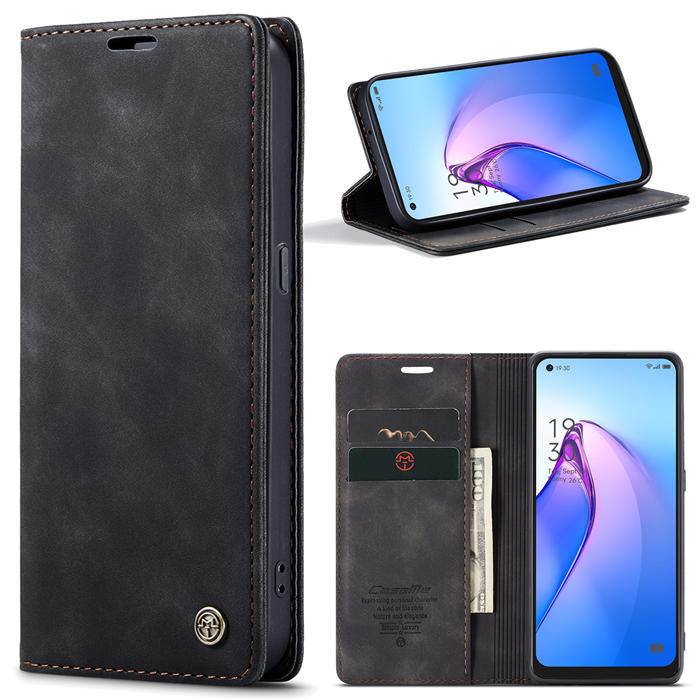 CaseMe OPPO Reno8 5G Wallet Suede Leather Case