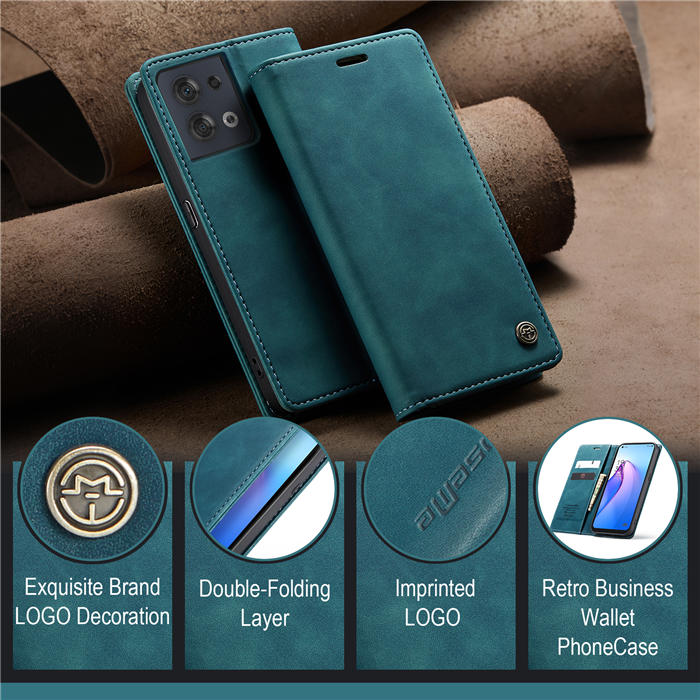 CaseMe OPPO Reno8 5G Wallet Suede Leather Case