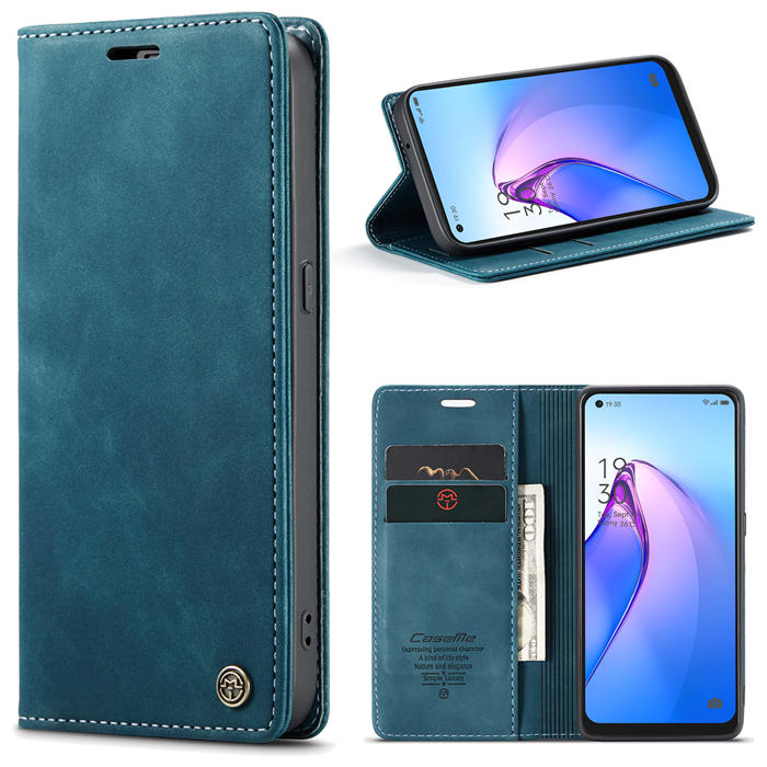 CaseMe OPPO Reno8 5G Wallet Suede Leather Case