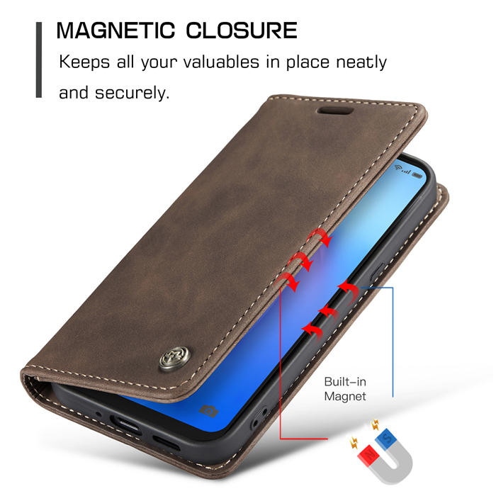 CaseMe OPPO Reno8 5G Wallet Suede Leather Case