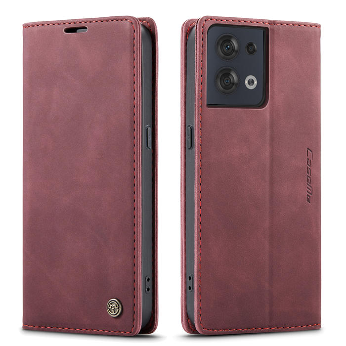 CaseMe OPPO Reno8 5G Wallet Suede Leather Case