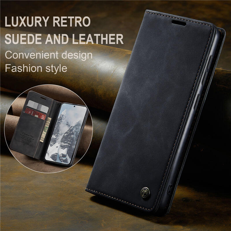 CaseMe OnePlus 13 Wallet Suede Leather Case