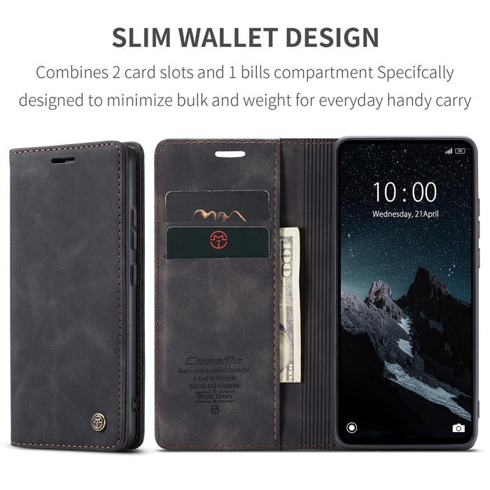 CaseMe Xiaomi Redmi 11A/12C Wallet Suede Leather Case