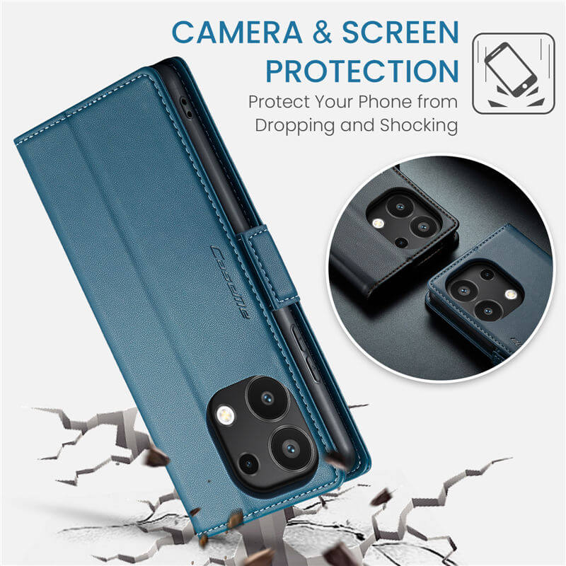 CaseMe Xiaomi Redmi Note 13 4G Wallet RFID Blocking Case