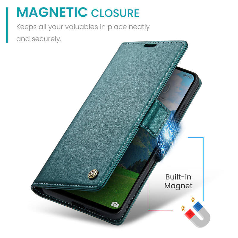 CaseMe Xiaomi Redmi Note 13 4G Wallet RFID Blocking Case