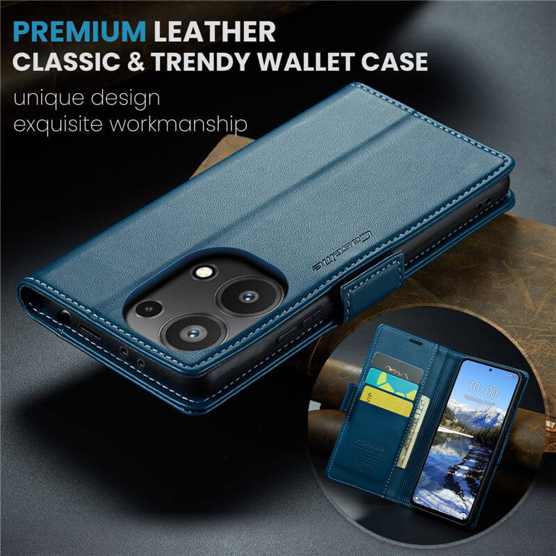 CaseMe Xiaomi Redmi Note 13 Pro 4G Wallet RFID Blocking Case