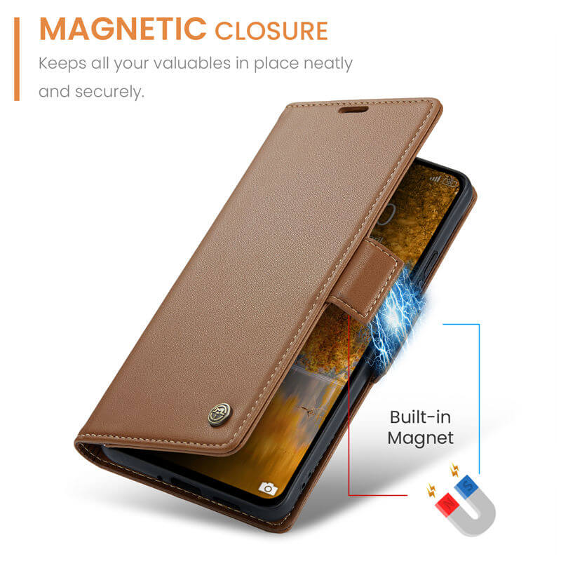 CaseMe Xiaomi Redmi Note 13 Pro 4G Wallet RFID Blocking Case