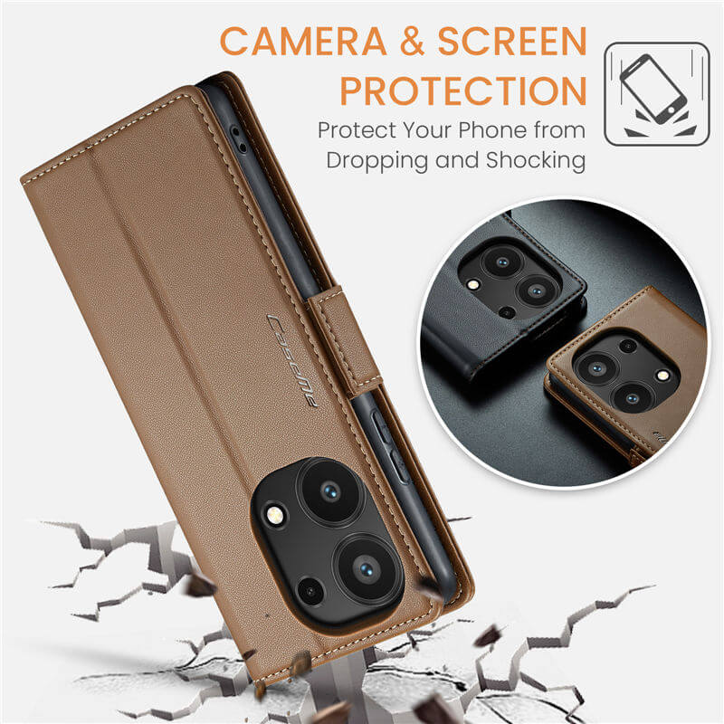 CaseMe Xiaomi Redmi Note 13 Pro 4G Wallet RFID Blocking Case