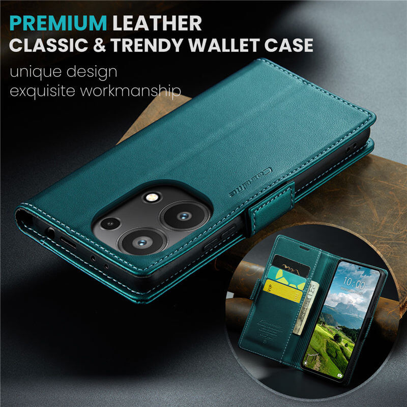 CaseMe Xiaomi Redmi Note 13 Pro 4G Wallet RFID Blocking Case