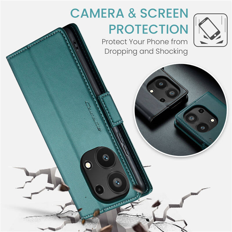 CaseMe Xiaomi Redmi Note 13 Pro 4G Wallet RFID Blocking Case