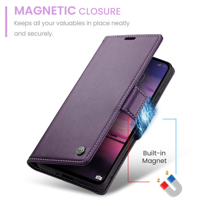 CaseMe Xiaomi Redmi Note 13 Pro 4G Wallet RFID Blocking Case