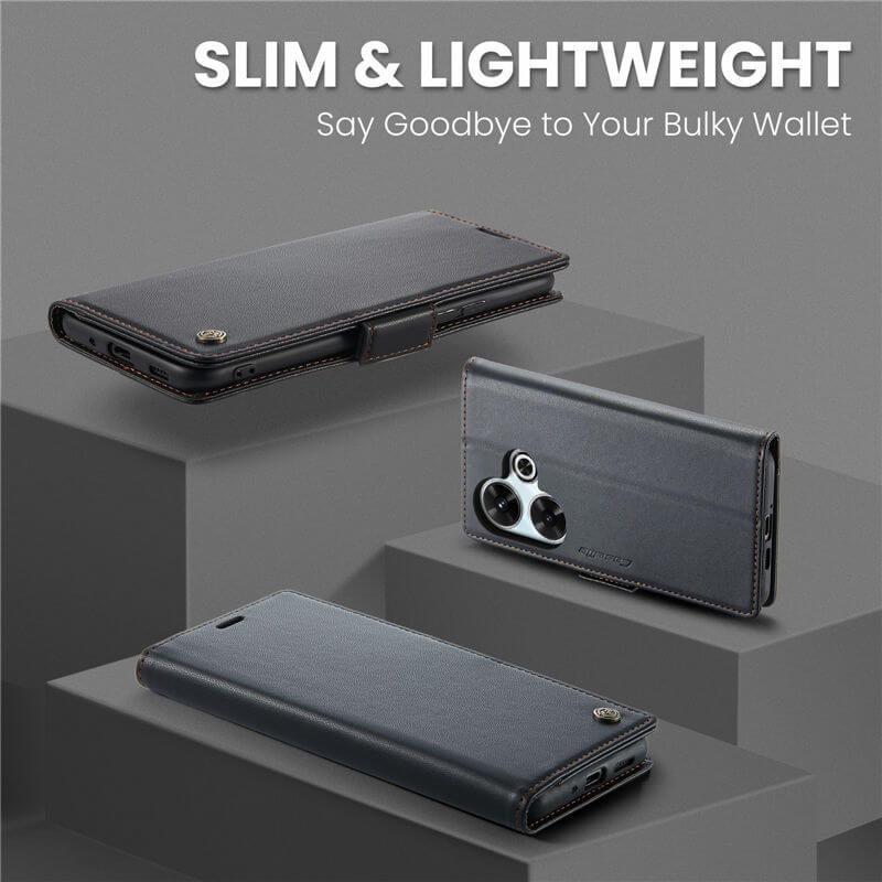 CaseMe Xiaomi Redmi 13 Wallet RFID Blocking Magnetic Buckle Case