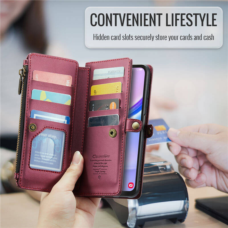 CaseMe Samsung Galaxy A15 Wallet RFID Blocking Crossbody Phone Case