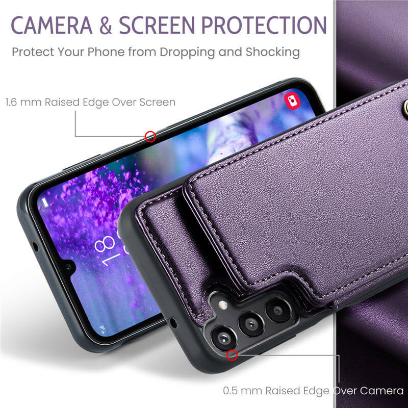 CaseMe Samsung Galaxy A16 5G RFID Blocking Card Holder Case