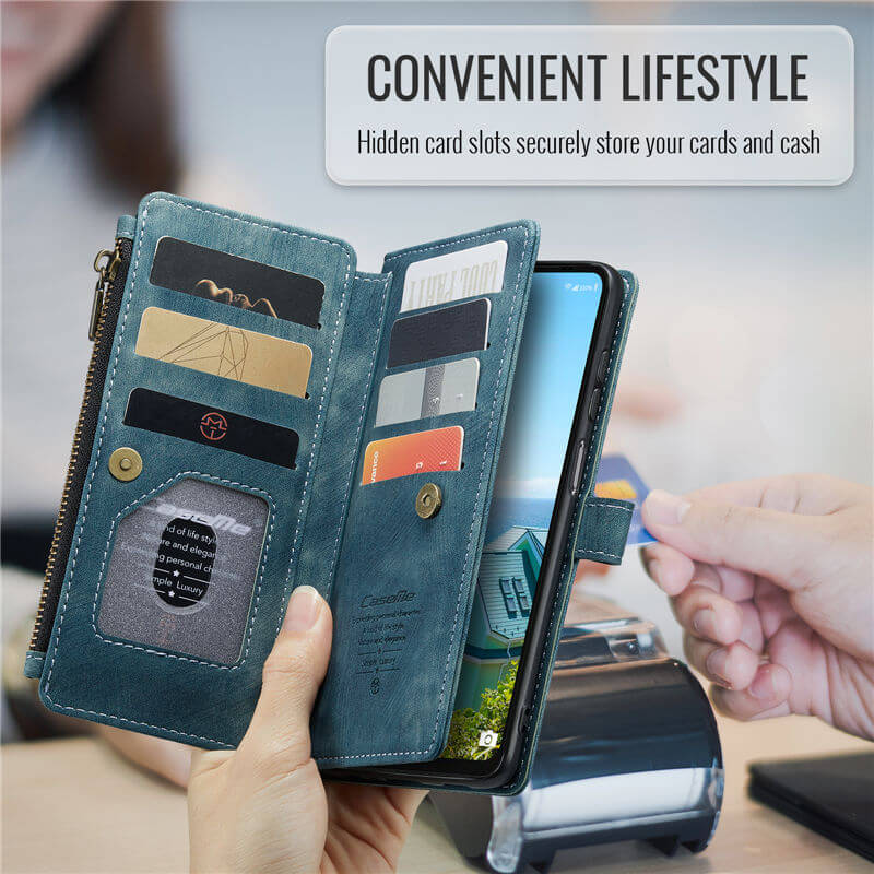 CaseMe Samsung Galaxy A16 5G Wallet Case with Wrist Strap