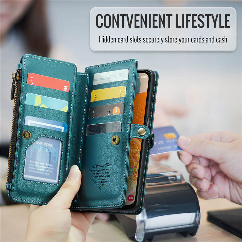 CaseMe Samsung Galaxy A23 Wallet RFID Blocking Crossbody Phone Case