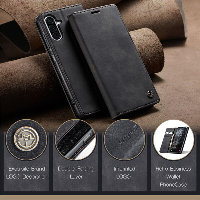 CaseMe Samsung Galaxy A26 5G Wallet Suede Leather Case