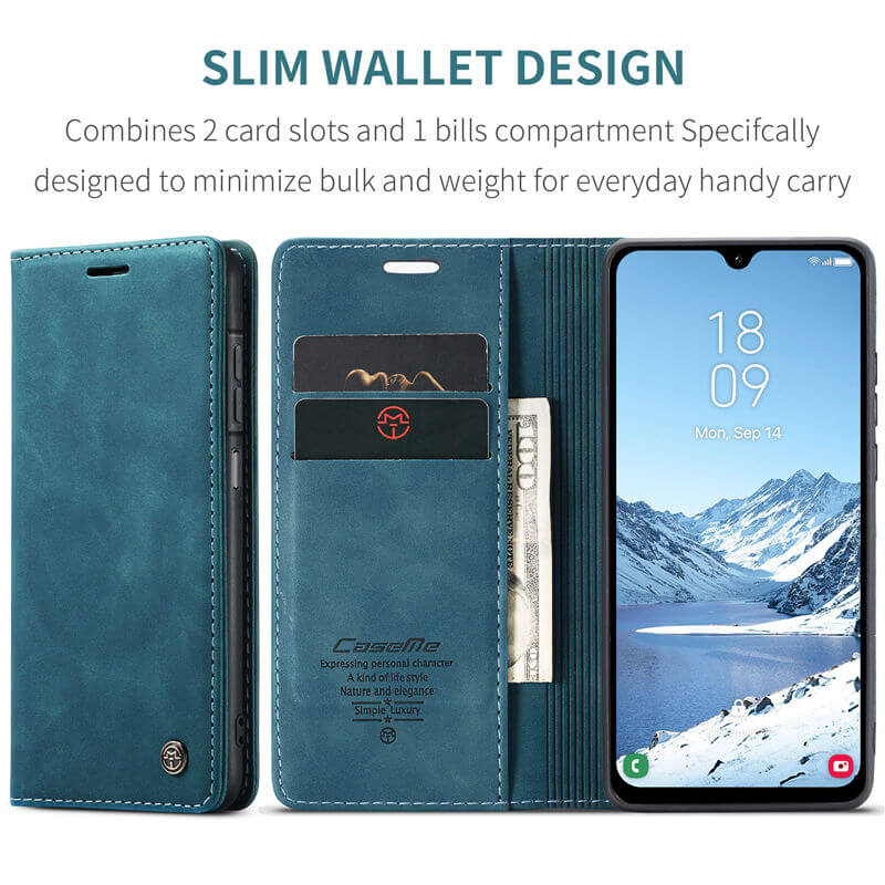 CaseMe Samsung Galaxy A26 5G Wallet Suede Leather Case