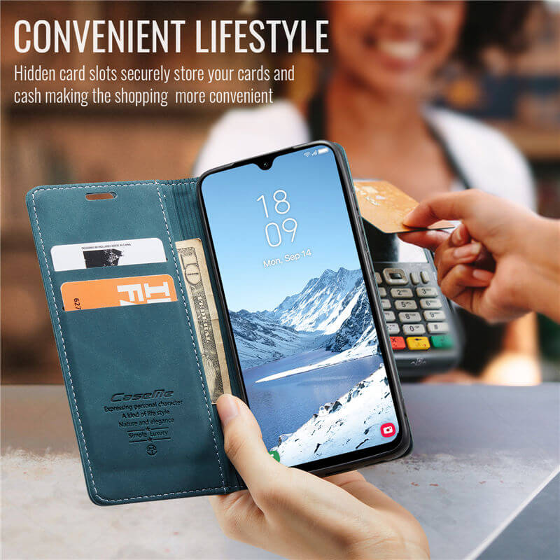 CaseMe Samsung Galaxy A26 5G Wallet Suede Leather Case