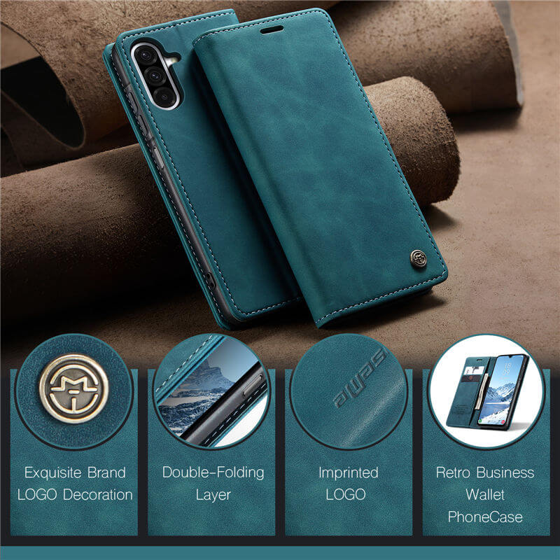 CaseMe Samsung Galaxy A26 5G Wallet Suede Leather Case