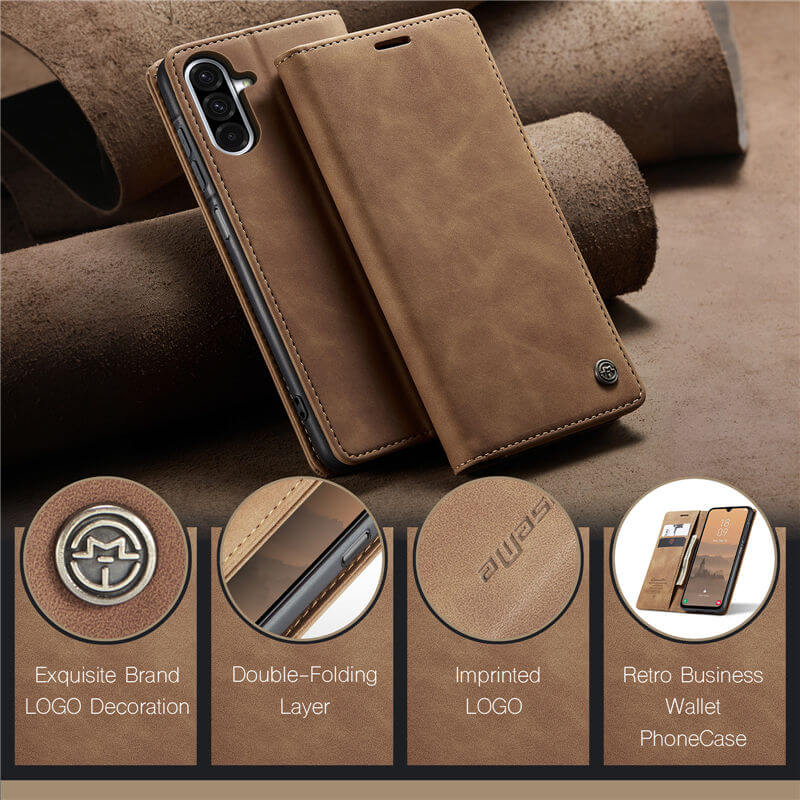 CaseMe Samsung Galaxy A26 5G Wallet Suede Leather Case