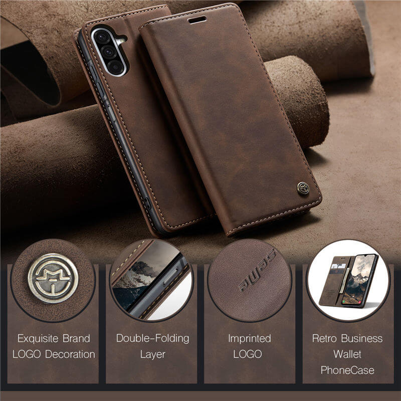 CaseMe Samsung Galaxy A26 5G Wallet Suede Leather Case