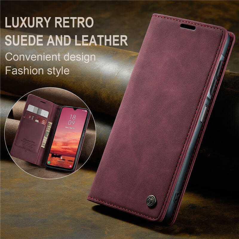 CaseMe Samsung Galaxy A26 5G Wallet Suede Leather Case