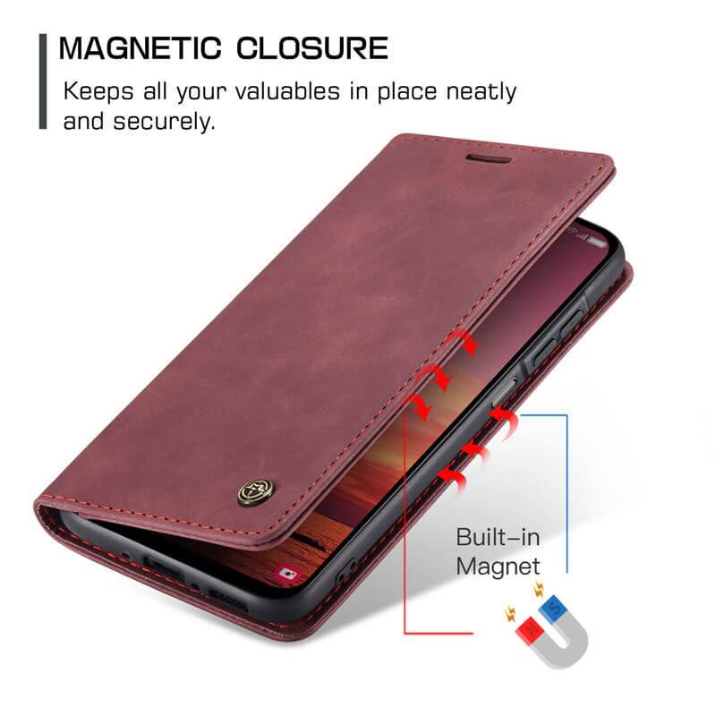 CaseMe Samsung Galaxy A26 5G Wallet Suede Leather Case