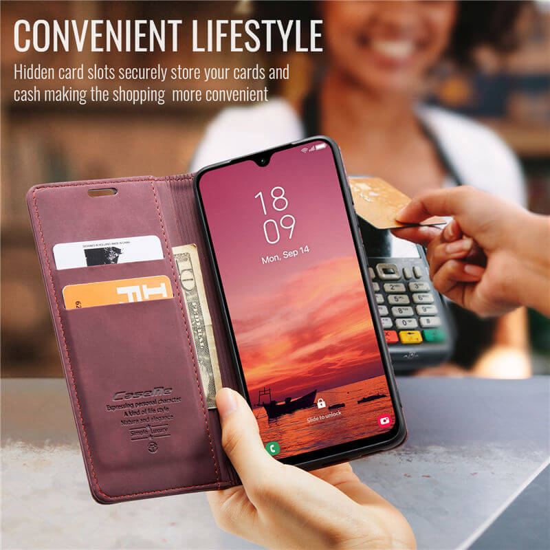 CaseMe Samsung Galaxy A26 5G Wallet Suede Leather Case